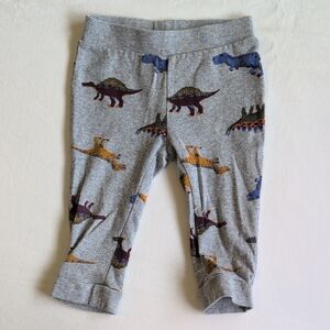 old navy dinosaur print cotton joggers gray 12 months baby boy